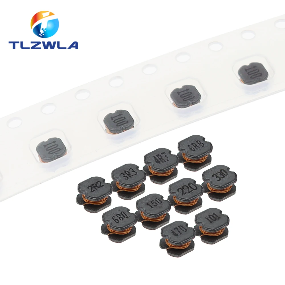 10 sztuk CD32 cewka indukcyjna 2.2/3.3/4.7/6.8/10/15/22/47/100UH SMD indukcyjność rdzeń miedziany