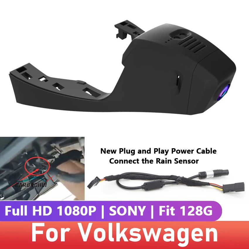 

For Volkswagen VW Passat 2019-2024 Front and Rear Dash Cam for Car Camera Recorder Dashcam WIFI Car Dvr Recording Devices