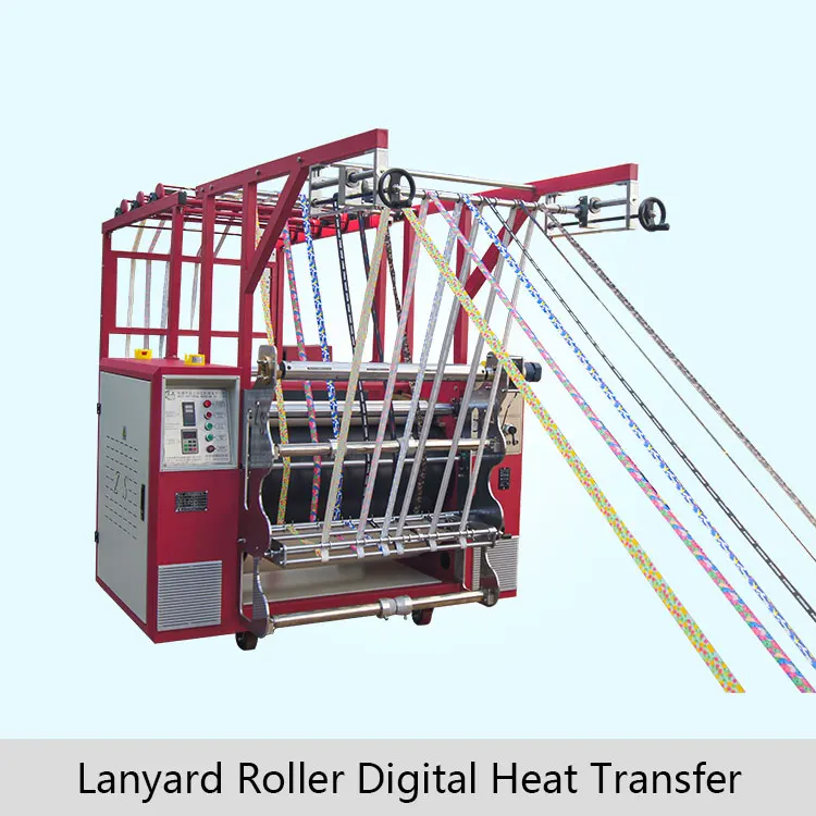 New ZS-BA Automatic Double Sided Ribbon Heat Transfer Printing Machine Small Digital One Pass Direct Multicolor Fabric Apparel