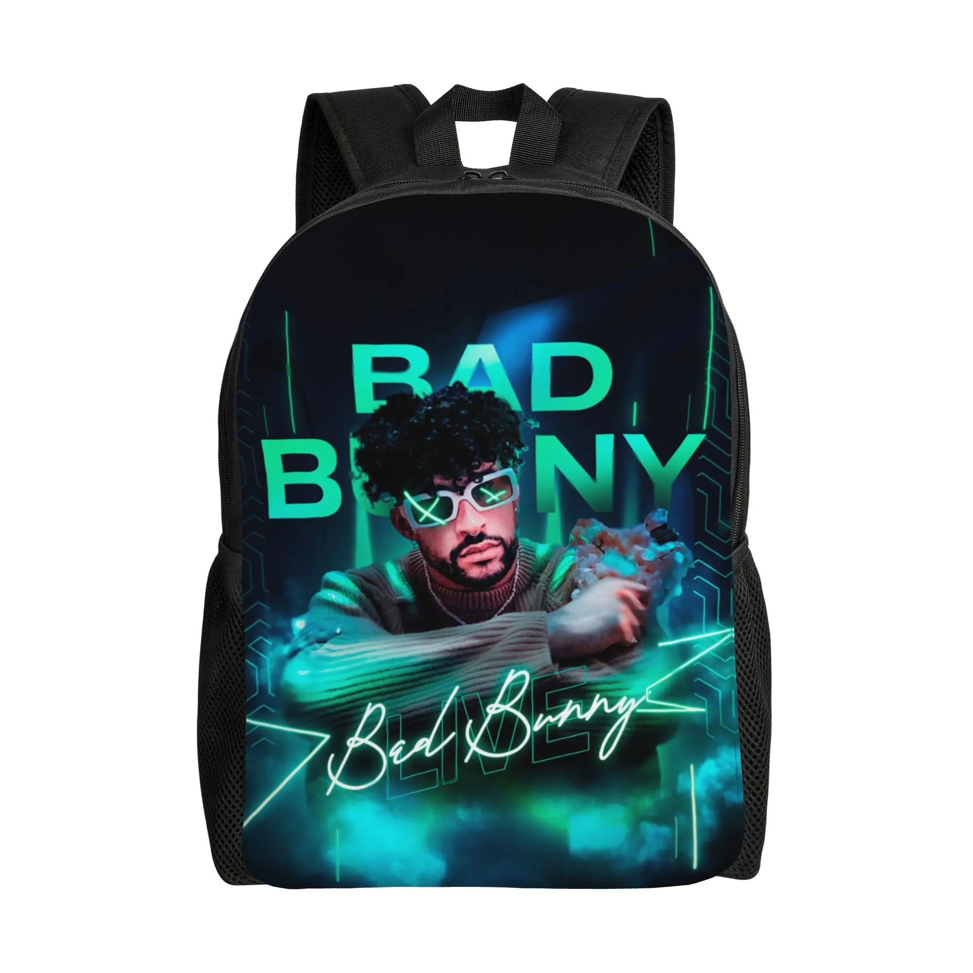 

Рюкзак с графическим принтом Bad Album для мужчин, женщин, подростков, студентов, деловой рюкзак, сумка через плечо Bad Bunny для колледжа, для активного отдыха