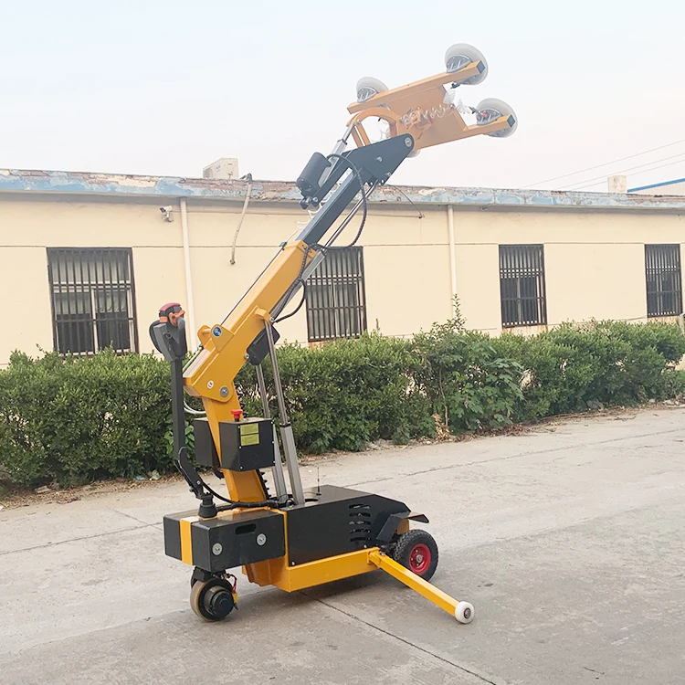 Electric Vacuum Glass Lifting Installation Robot 200kg -1000kg Glass Door Window Installation Truck Glass Suction Cup Truck