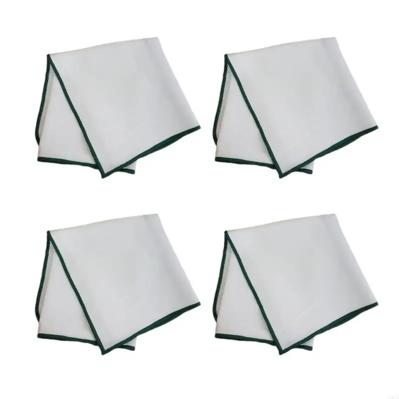 Pack of 4 Cotton Dinner Napkins Cloth Suitable for Formal and Informal Dining X3UC