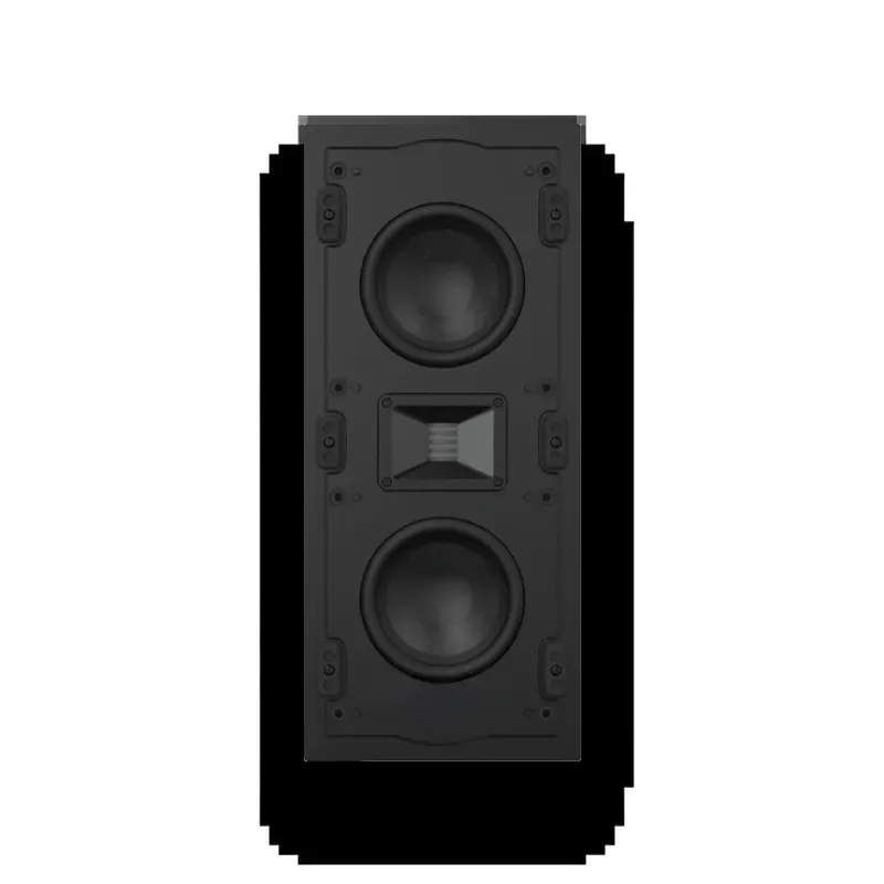 A professional high-end home theater system metal audio speaker array suitable for cinemas