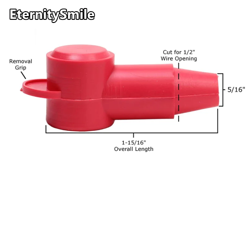 For Battery pile head protective sleeve battery flame retardant insulating PVC sheath rubber sleeve