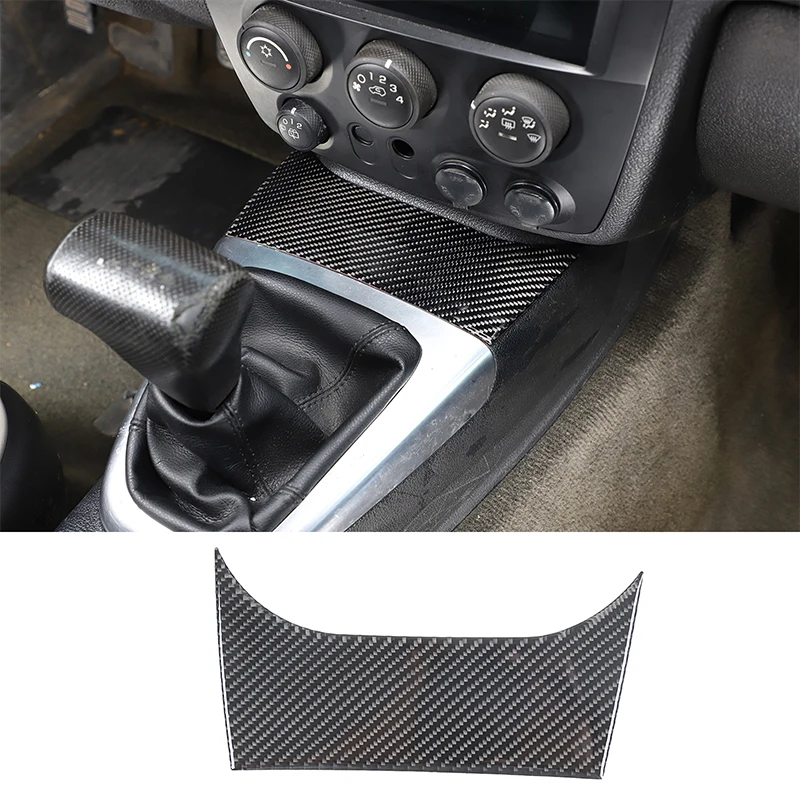 

For Hummer H3 2005-2009 Soft Carbon Fiber Shift Front Panel Sticker Decorative Auto Accessories