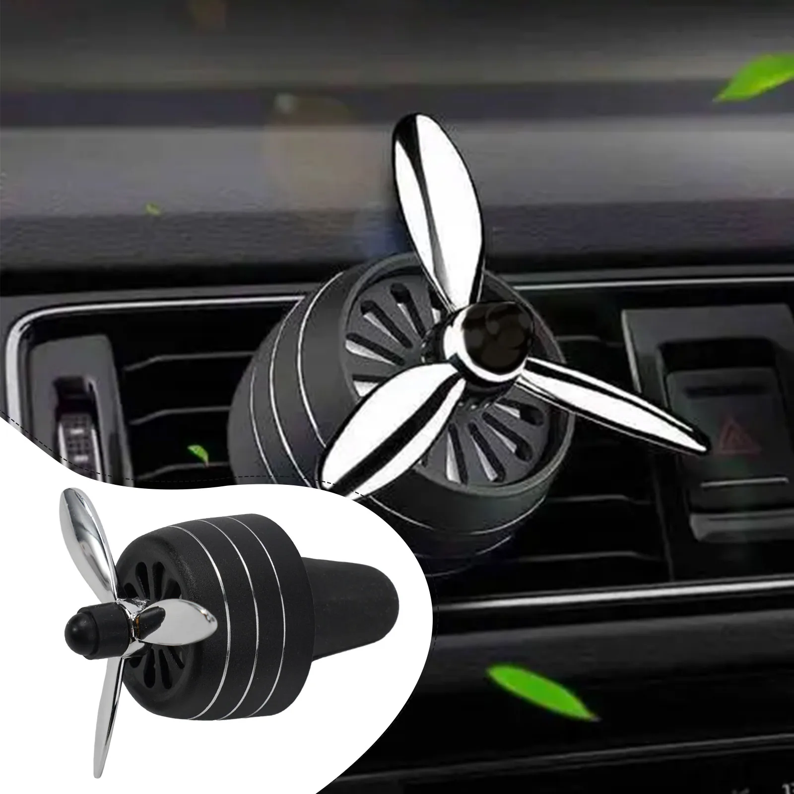 معطر هواء السيارة مع الصمام ، الدورية ، العطر ، موزع ، المروحة ، منفذ ، الناشر ، مشبك عطر السيارة