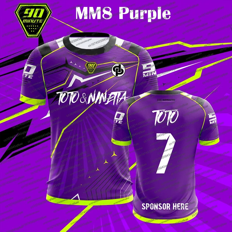 تي شيرت رجالي عصري شعبي جديد لعام 2025 تي شيرت مايوه 90 دقيقة توتو و نينيتا بري مريح غير رسمي يسمح بمرور الهواء للجنسين