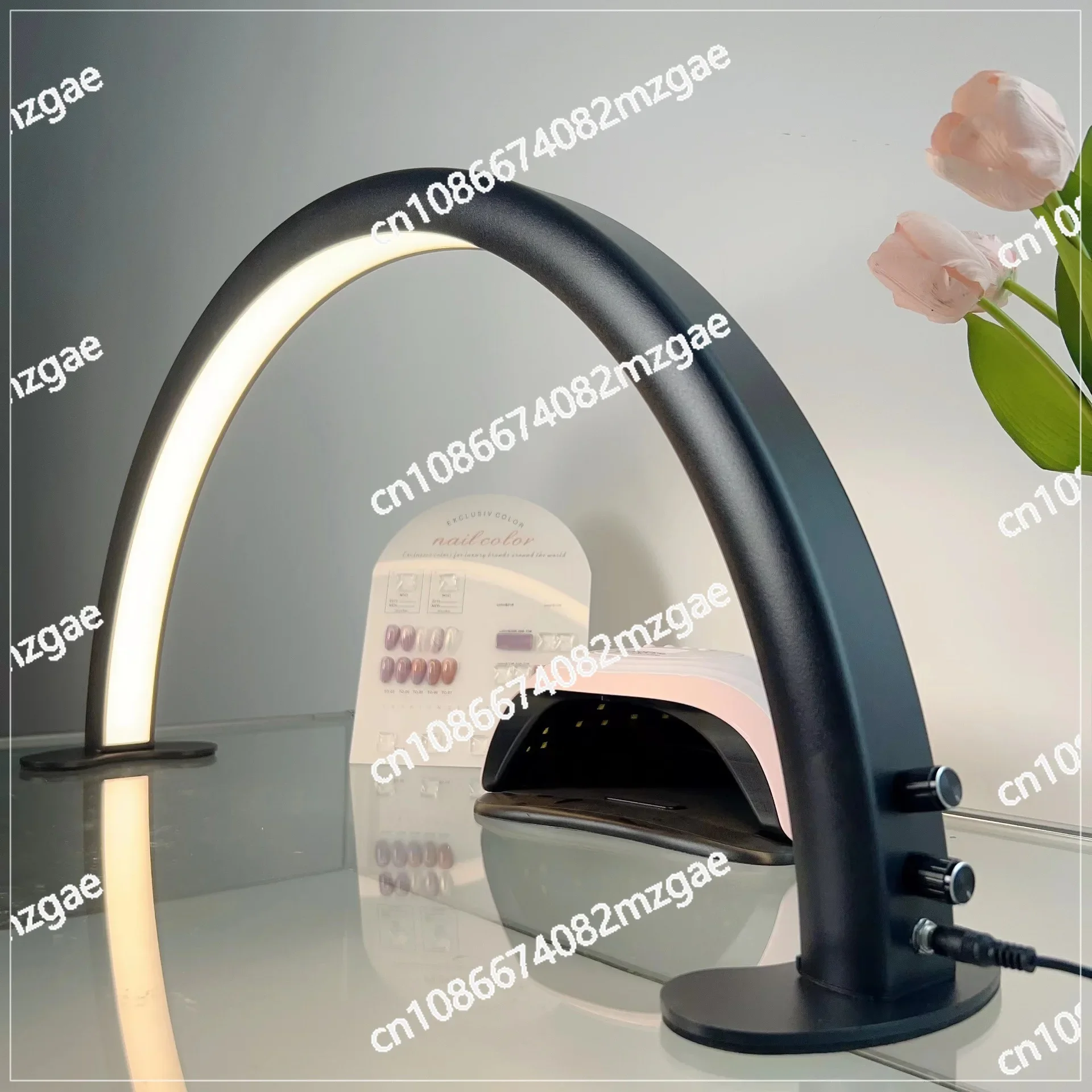 Beauty Salon Specific Arc Lamp Shadowless Lamp Supplementary Light U-shaped Eyelash Lamp, Desktop Nail Lamp