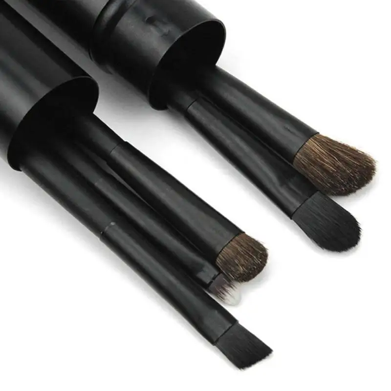 1/2PCS box Professional Travel Portable Mini Eye Makeup Brushes Set Smudge Eyeshadow Eyeliner pennello per sopracciglia pennello per trucco labbra