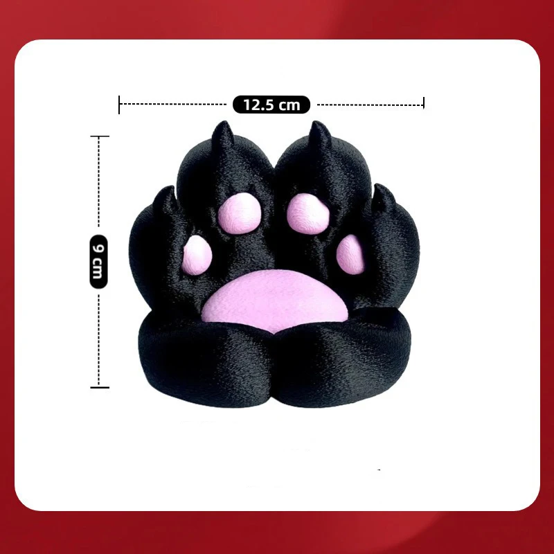 Cute Cat Paw Phone Stand, 3D Print Desktop Holder, Anti-Slip Lazy Bracket for Watching Videos view 6