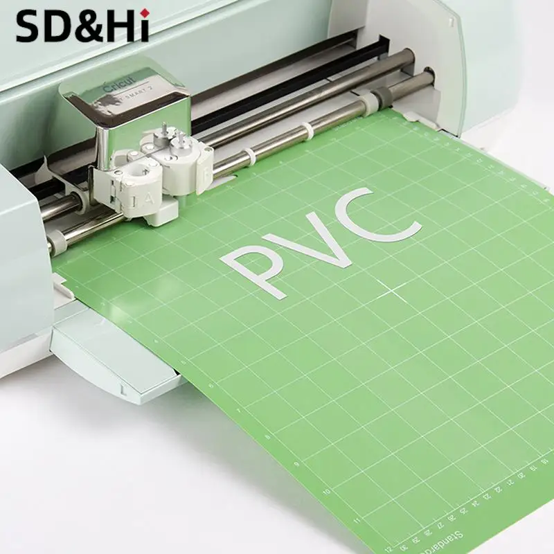 Mixed Color Engraving Machine Base Plate, Tapete de corte para Cricut, Cameo 4, Esteiras de PVC adesivas, 1Pc