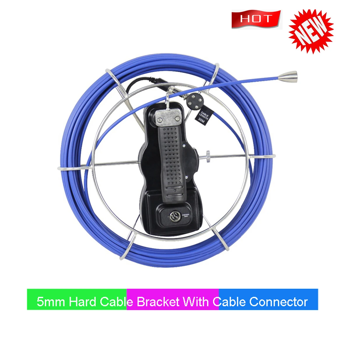 

5mm Replacement Cable Under Water Sewer Drain Pipe Wall Inspection Camera for pipe camera