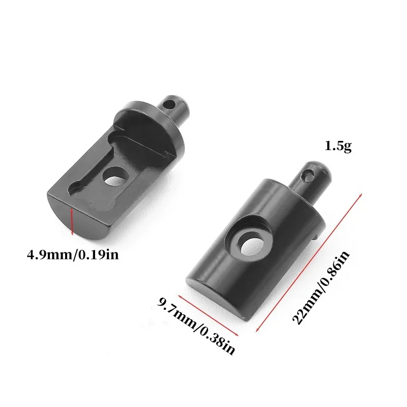 Aluminum Alloy Body Post Mounts Front Rear Shell Column for 1/12 Tamiya Lunch Box Upgrade Parts ﻿