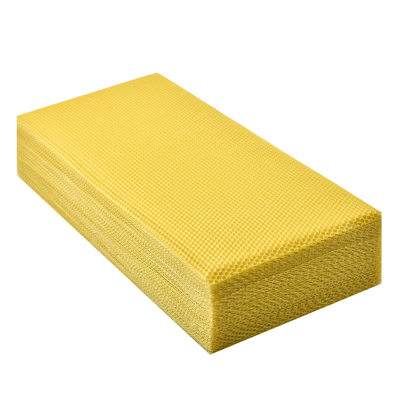 120 Sheets Beeswax Foundation Sheet 415*195mm 5.4mm Cell Size For Langstroth Deep Frame Natural Honeycomb Foundation Beekeeping