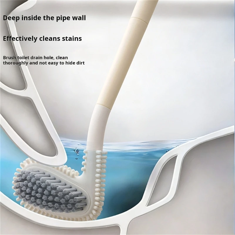 

Golf Themed Wall Mounted Toilet Brush with Soft Bristles & Space Saving Designs Cleaning Brush for Modern Bathrooms M4YD