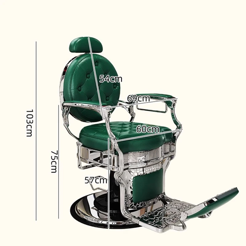 Luxury Modern Barber Chairs Premium Design Nordic Minimalist Salon Chairs Space Saving Italian Friseurstuhl Furniture