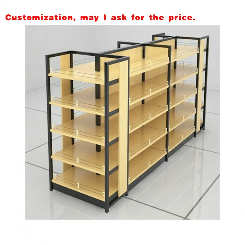 

custom.Shop Retail Rack Design Wood Display Shelf Shops Supermarket