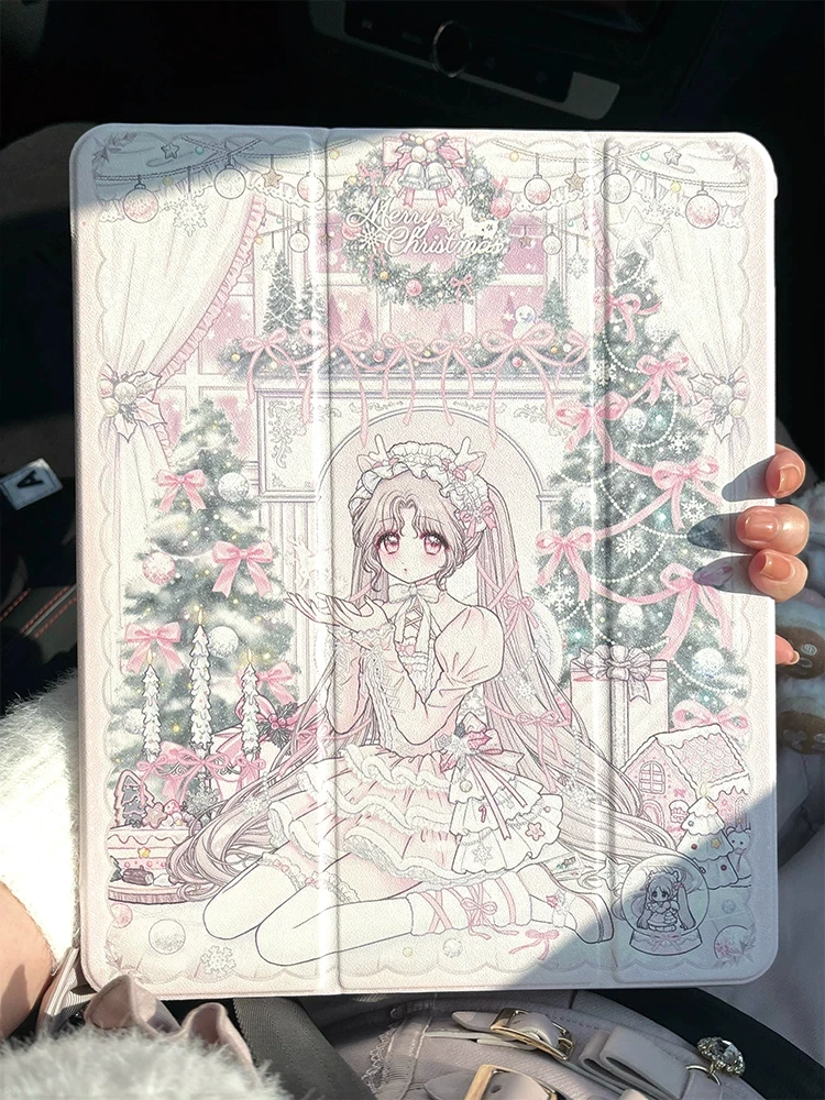 Japanese Ancient Early Anime Girl Cute Phone Case For iPhone 18 18duo 16 17air 16e 17 15 14 13 12 11 Pro Max Plus XS XR Cover