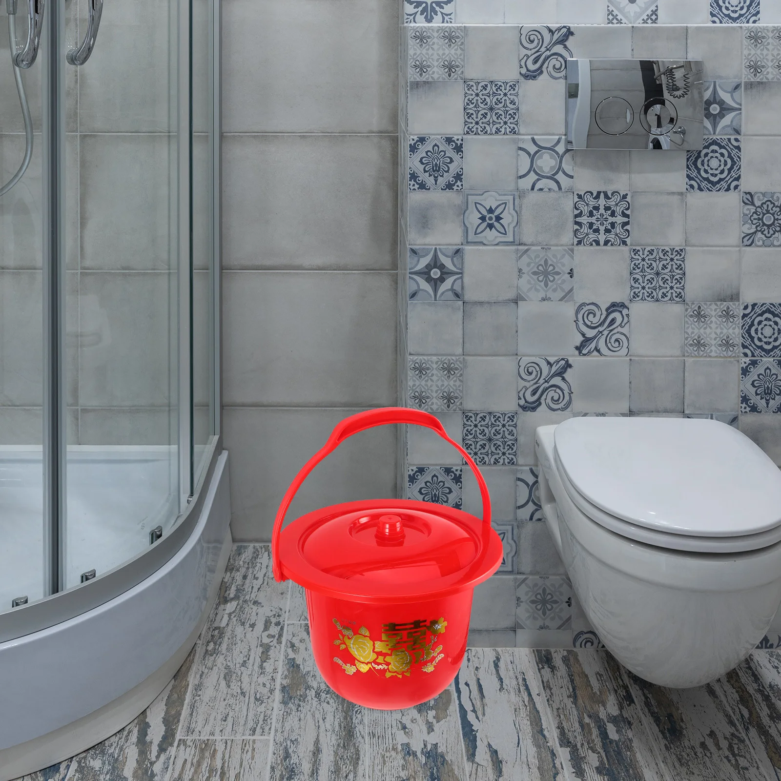 

Portable Chamber Pot With Lid Lightweight Plastic Bedside Toilet For Elderly Kids Adults Easy Clean Home Travel Camping