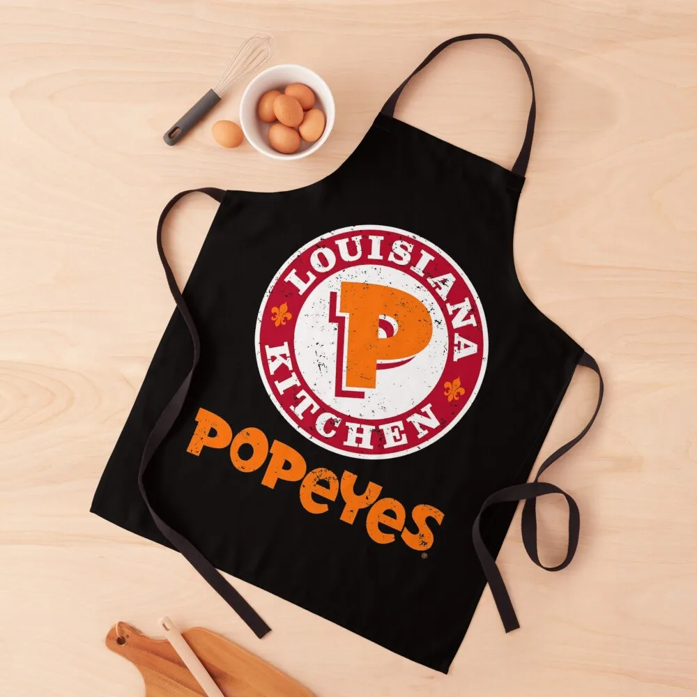 

louisiana kitchen popeyes Apron Men's Kitchen professional hairdressing Apron