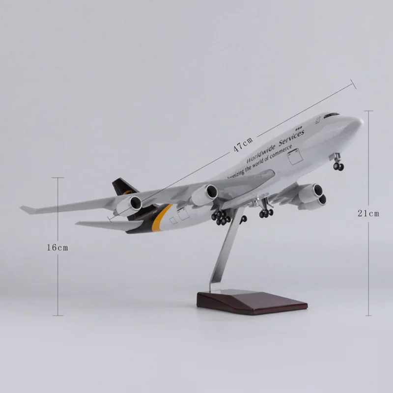 

New 1:157 Scale B747-400 B747 Express Cargo UPS Airlines Airplane Resin Plane Model Collection Display Toys Fans Gifts