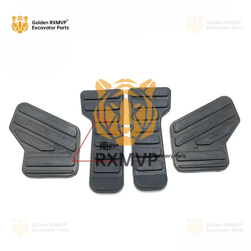 For Modern R60-7 walking foot pedal rubber rest rubber pedal rubber walking iron plate rubber excavator accessories Excavator