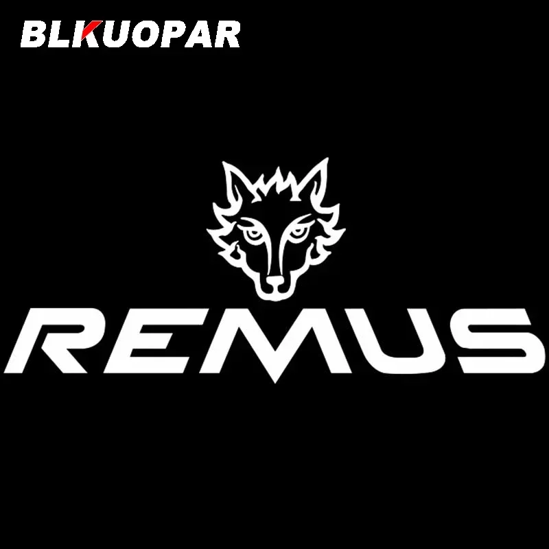 BLKUOPAR for Remus Logo Decal Car Stickers and Personality Decals Air Conditioner Refrigerator Sunscreen Vinyl Car Wrap Decor