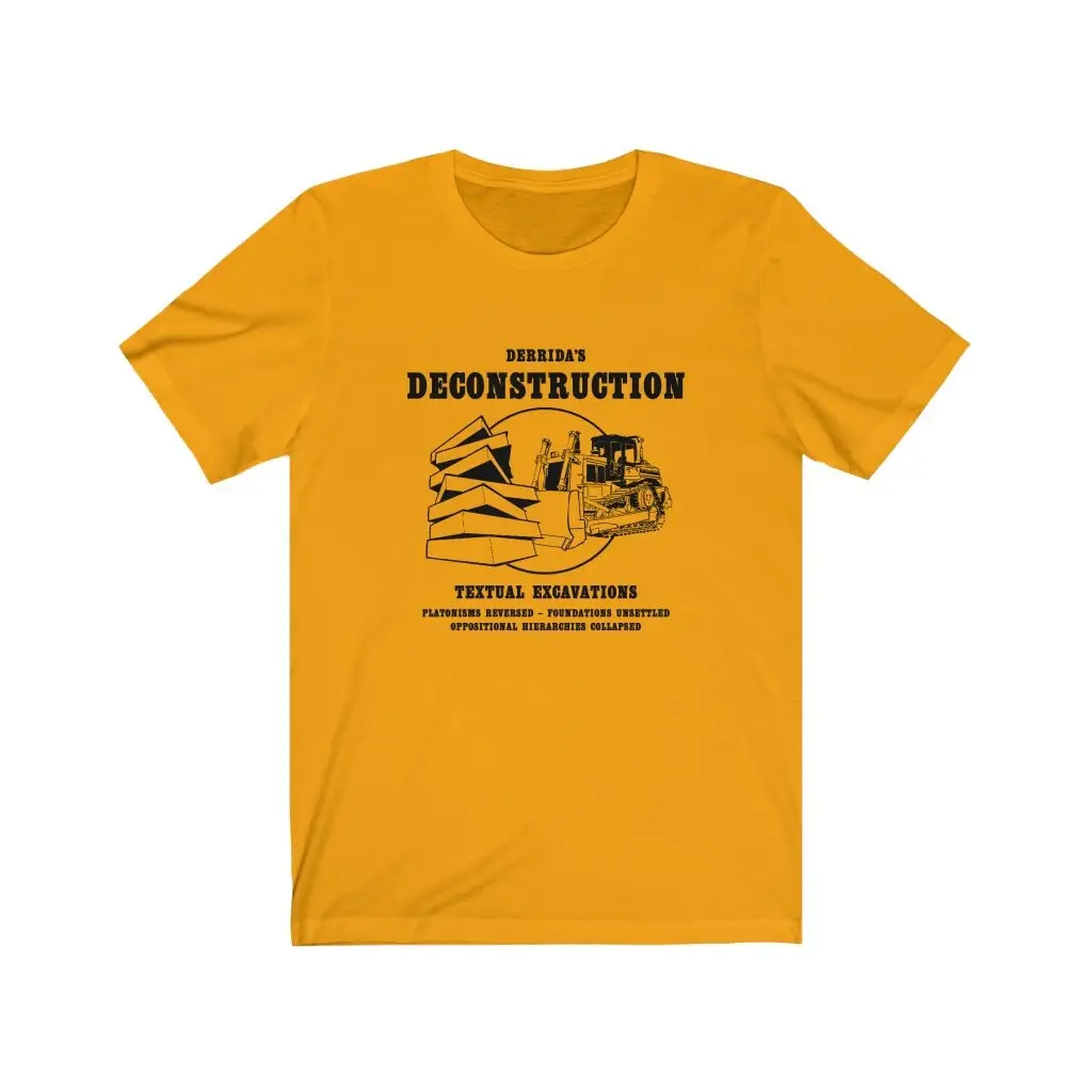 Derrida's Deconstruction Philosophy T-shirt