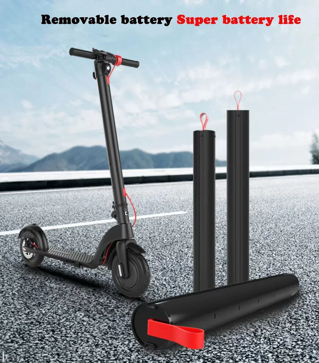 

36V 6.5Ah X7 Scooter Battery Foldable Built-in Rechargeable Batteries for Huanxi HX X7 Scooter Electric Scooter Battery