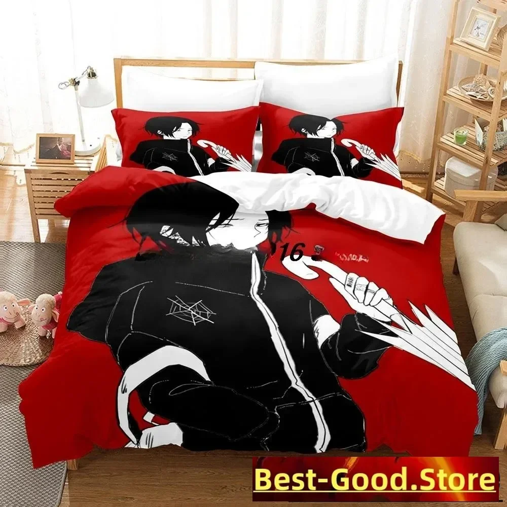 3D Printing Anime HUNTER×HUNTER Feitan Bedding Set Single Twin Full Queen King Size Bed Set Aldult Kid Bedroom Duvetcover Sets