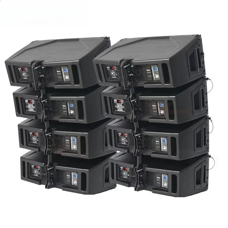 Dual 1100W RMS 2200W Peak Active Plastic Linear Array System Weddings Churches Clubs
