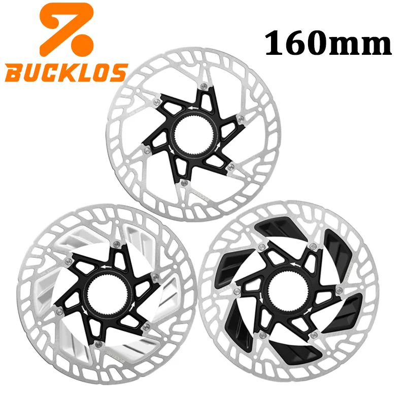 AliExpress BUCKLOS Centerlock Disc Brake Rotor 160mm Bicycle Hydraulic Disc Brake High Strength Center Lock Mountain Road Bike Disc Rotors