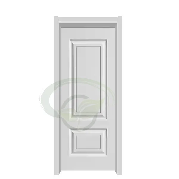 Modern Style Waterproof Plastic Wood Composite Interior Door Finished For House Use