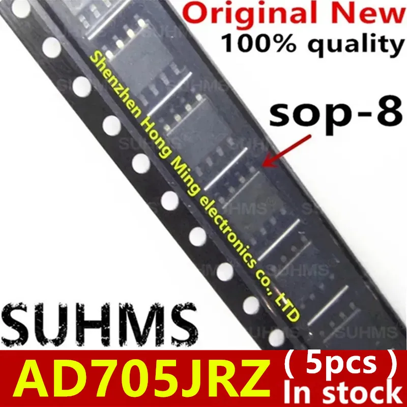(5 ชิ้น) 100% ใหม่ AD705JRZ AD705JR AD705J AD705 sop8