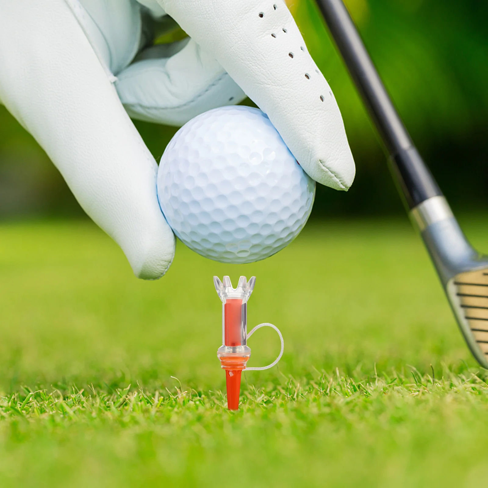 

Claw Shaped Plastic Golfs Tees Holder Ball Stand Rack Lightweight Portable Golfs Accessories Durable Training Tool