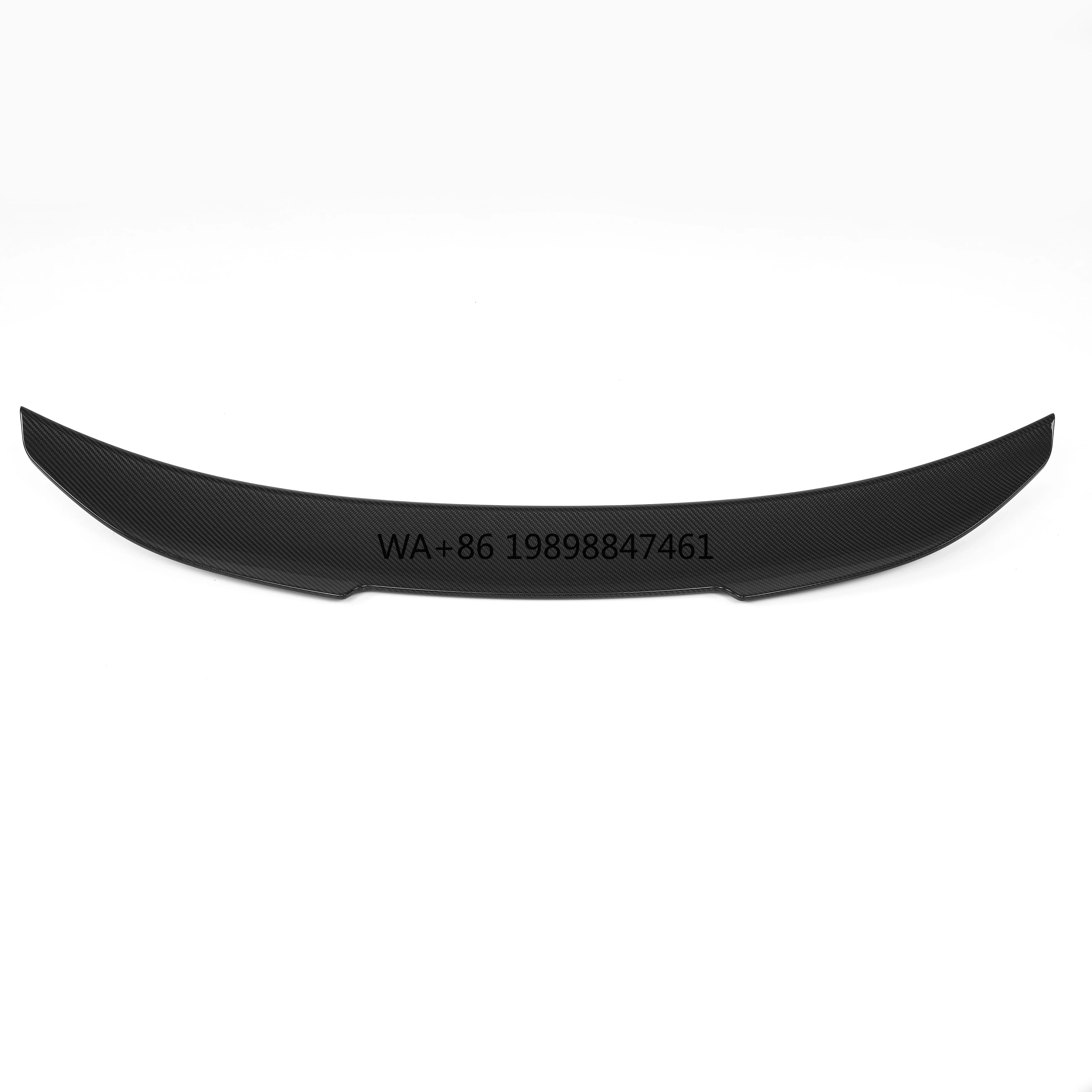 

For BMW G82 M4 PSM Style Real Dry Carbon Fiber Rear Trunk Spoiler No Drilling Installation Spoiler Plate
