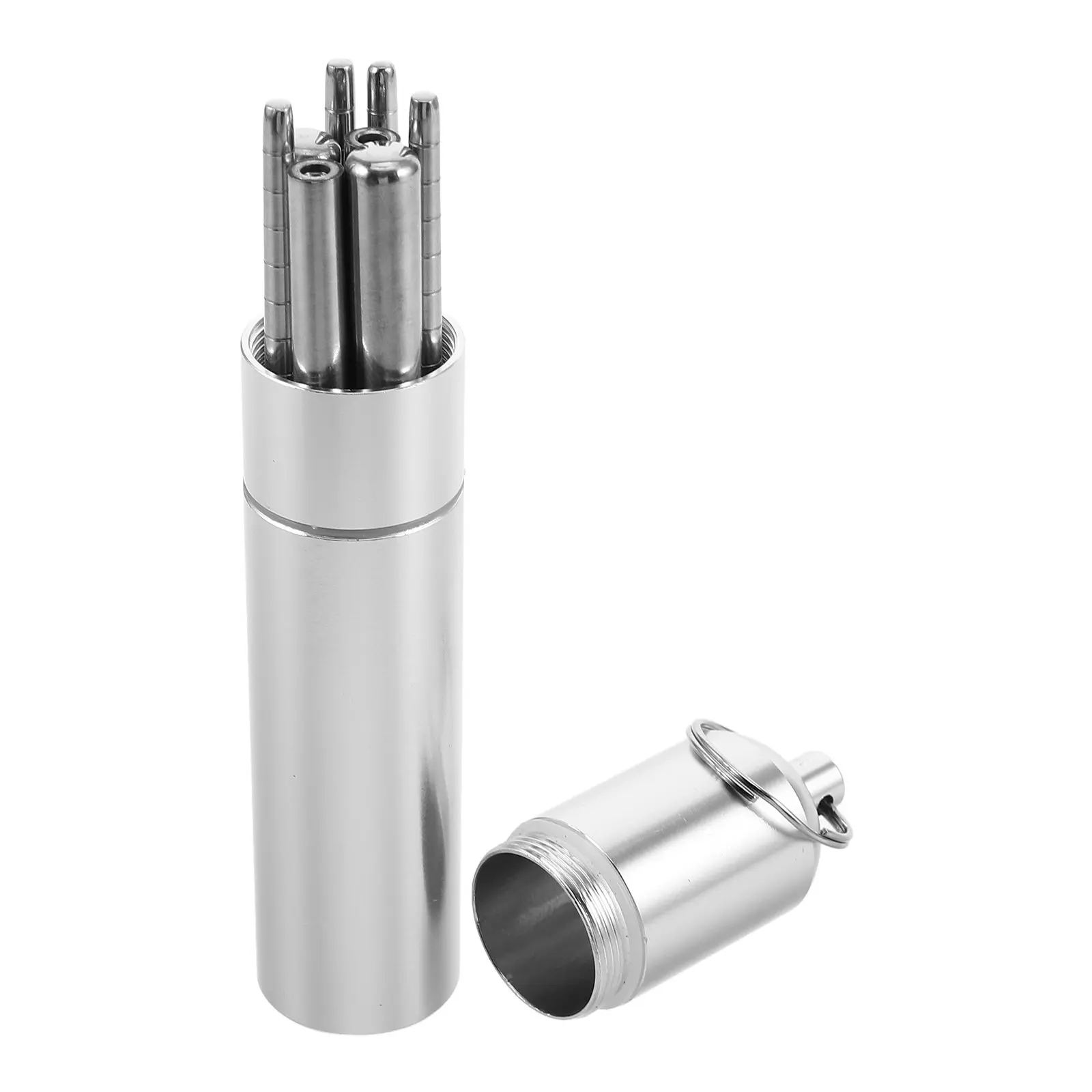 Stainless Steel Chopsticks Set, 2 Pairs Chopsticks With Storage Case, Portable Reusable Folding Chopsticks For Camping Travel