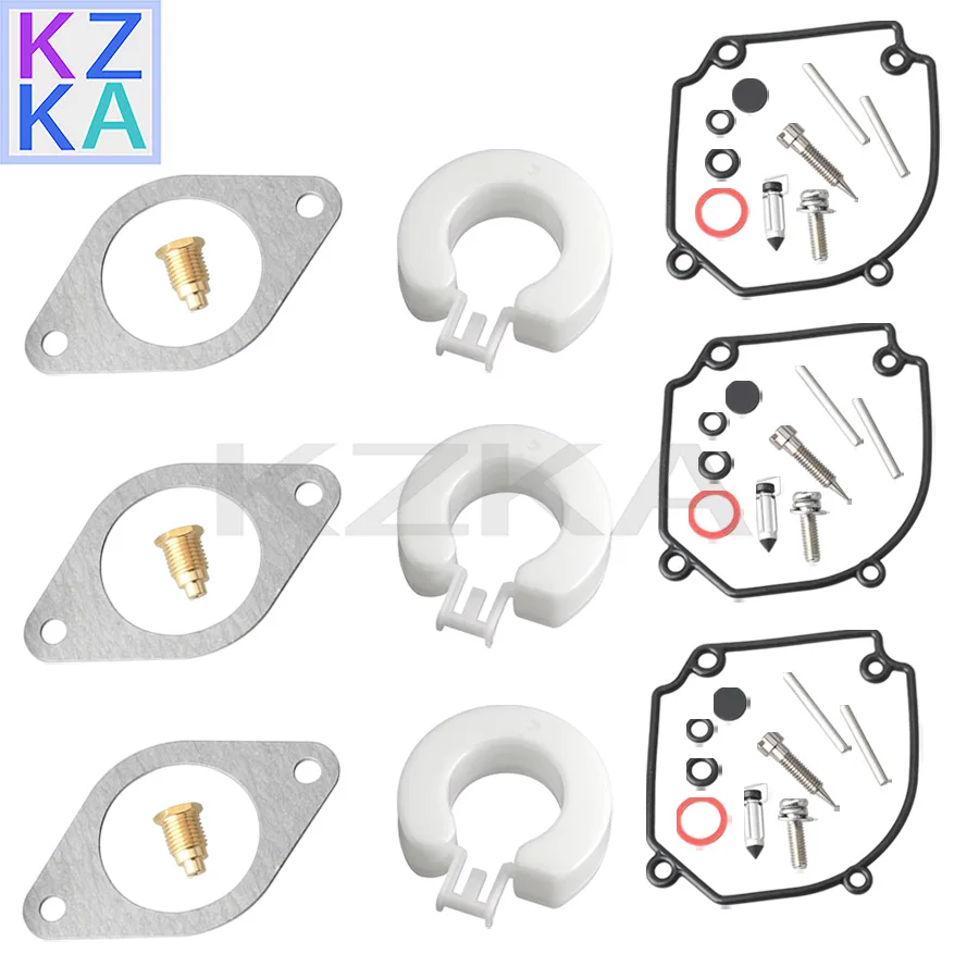 Carburetor Repair Kit 6H1-W0093-01 is Suitable for Yamaha 2T 75HP 80HP 90HP, Sierra 18-7291 6H1-W0093  Boat Engine Accessories