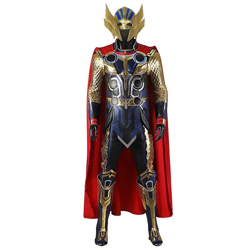 Hot New Superhero Ancient God Odinson Thunder Cosplay Costumes Movie Party Halloween Men Combat Suits