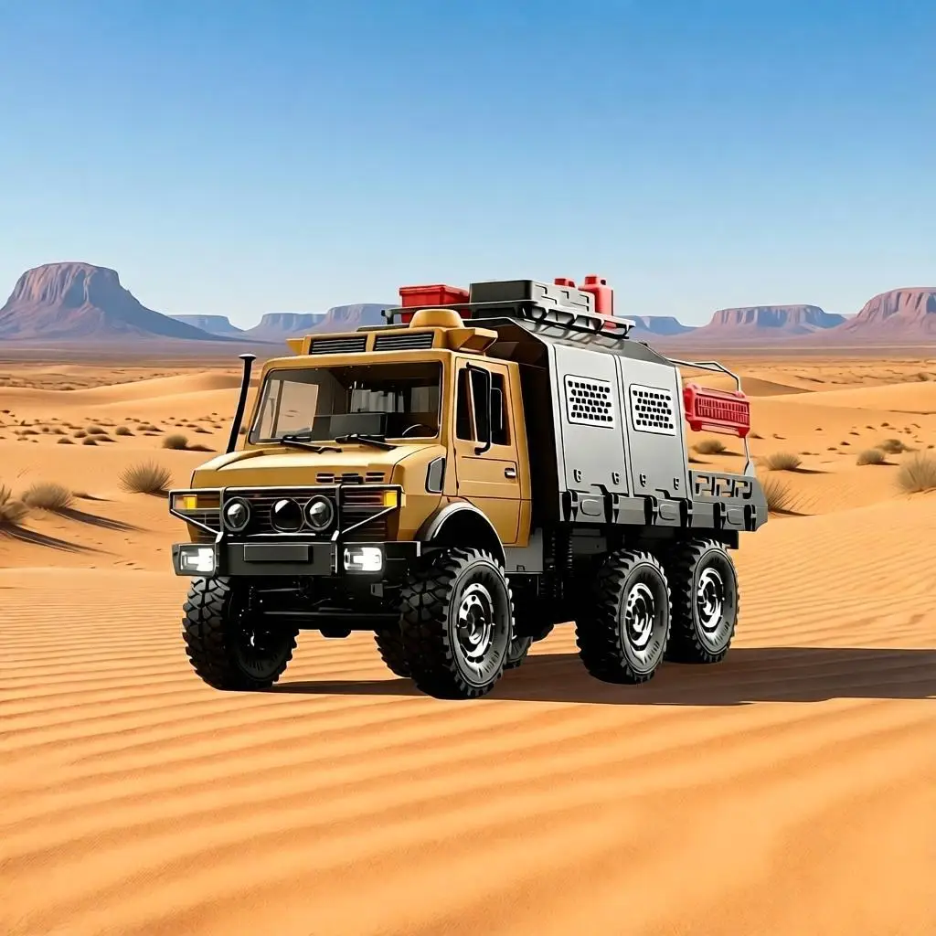 Austarhobby Model New Unimog RC Off-Road Truck, Cross Flagship Version, 1/10 Scale RC Simulation Full Proportional Toy Car