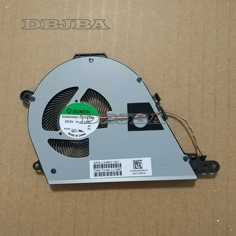 

CPU Fan for HP Chromebook 15-de TPN-C140 L54807-001 EG50040S1-CH70-S9A DC28000N5S0SUO3