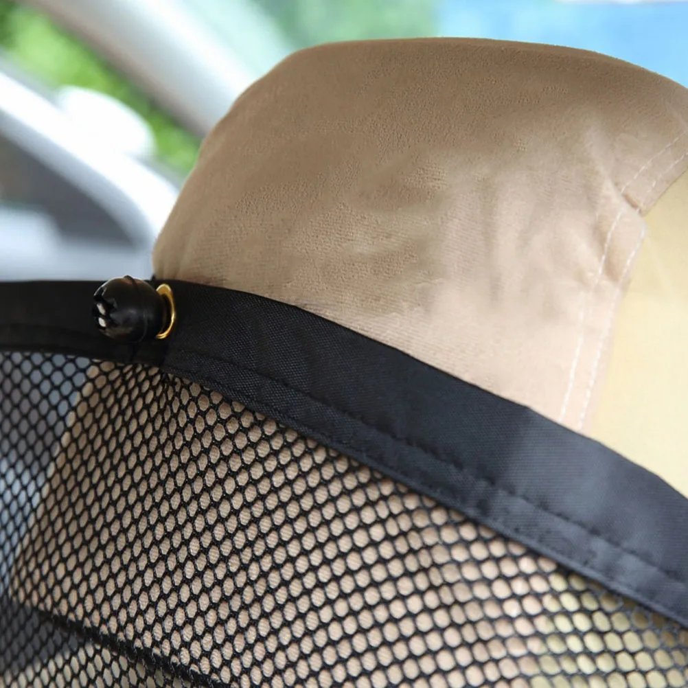 

2pcs Universal Car Barrier Mesh Cover For Vehicle Safety Easy Install Stable Use Long Road Trips Family Pets Or Kids