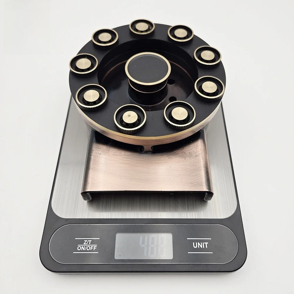 10 Bronze Chrome Plated Gas Burner Heads for For lpg Cooking Appliances Designed for Standard 120mm Installation Fit