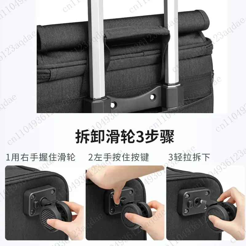 Double-layer Pet Trolley Cat Bag Travel Outdoor Pet Going Out Trolley Case Cat Bag Large-capacity