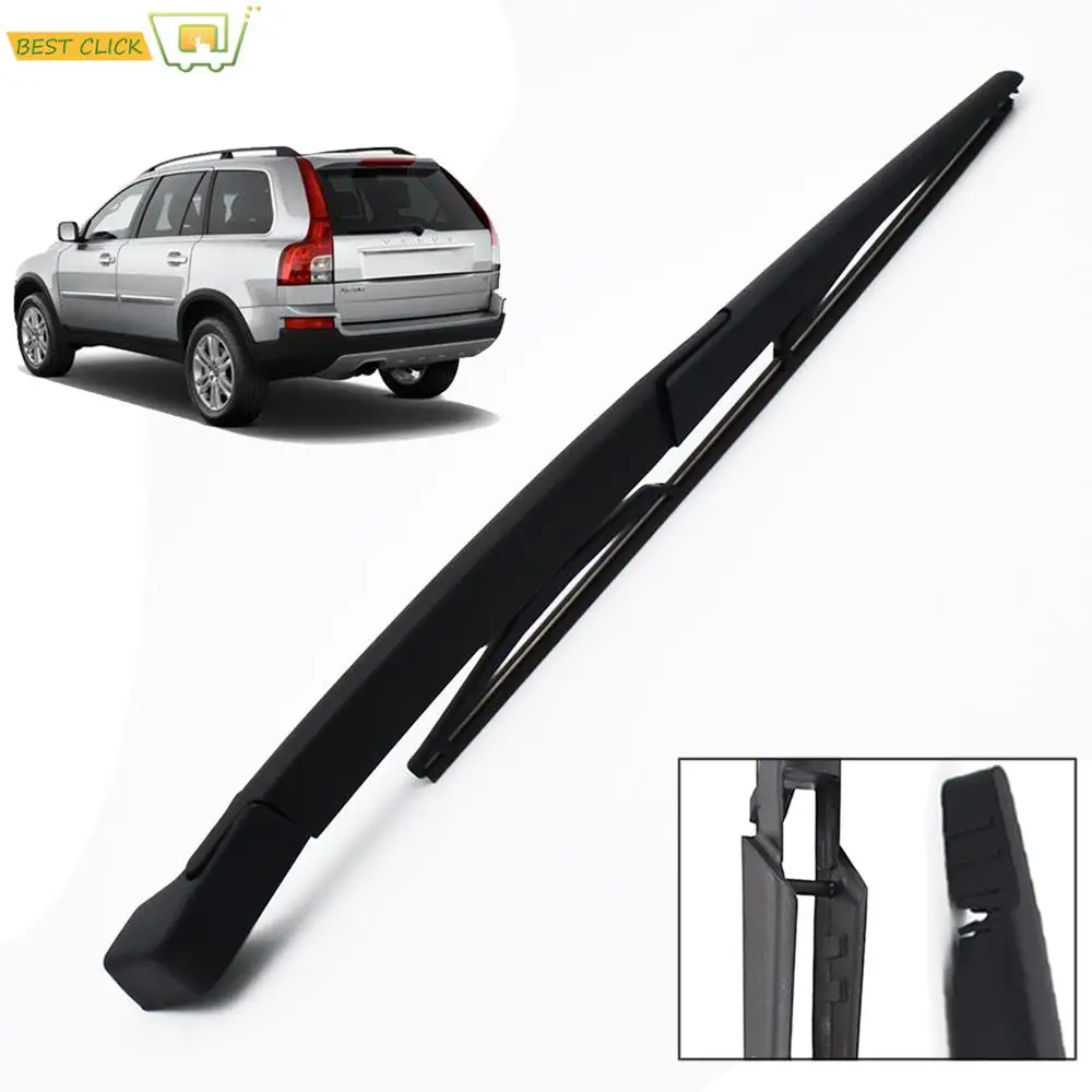 Rear Window Windshield Wiper Blade Arm Set For Volvo XC90 MK1 SUV 2002 2003 2004 2005 2006 2007 2008 2009 2010 2011 2012 2013