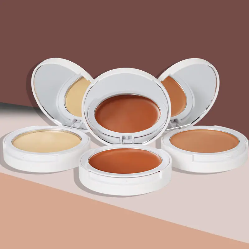 Crème anti-cernes, vente en gros, maquillage de Contour, 14 couleurs, marque privée, organique, végétalien, mat, imperméable, couverture complète
