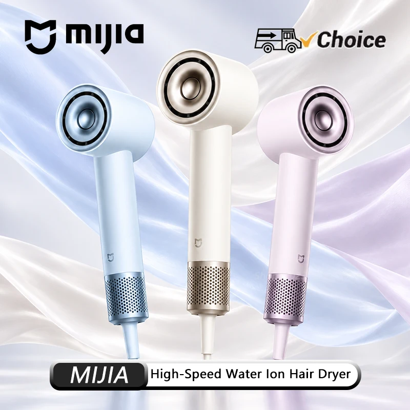 NEW Original MIJIA High-Speed Water Ion Hair Dryer 1600W Nano Water Ion Negative Ion Hair Care Magnetic Nozzle Fast Dry 220V CN