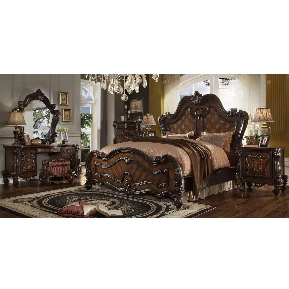 Chinese Newest Design Luxury Bed of Bedroom Furniture