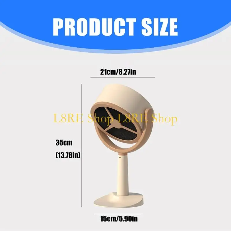 L8RE Miniature Portable Hood com velocidades vento ajustável ventilador exaustão da área trabalho