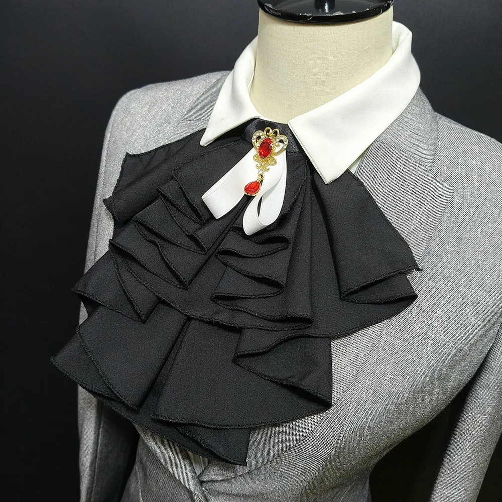 Kép 5: Multi‑layered Nyakkendő Előke Ál- Csőbilincs számára shirts Európa Amerika stílusú Négy seasons bestway manöken